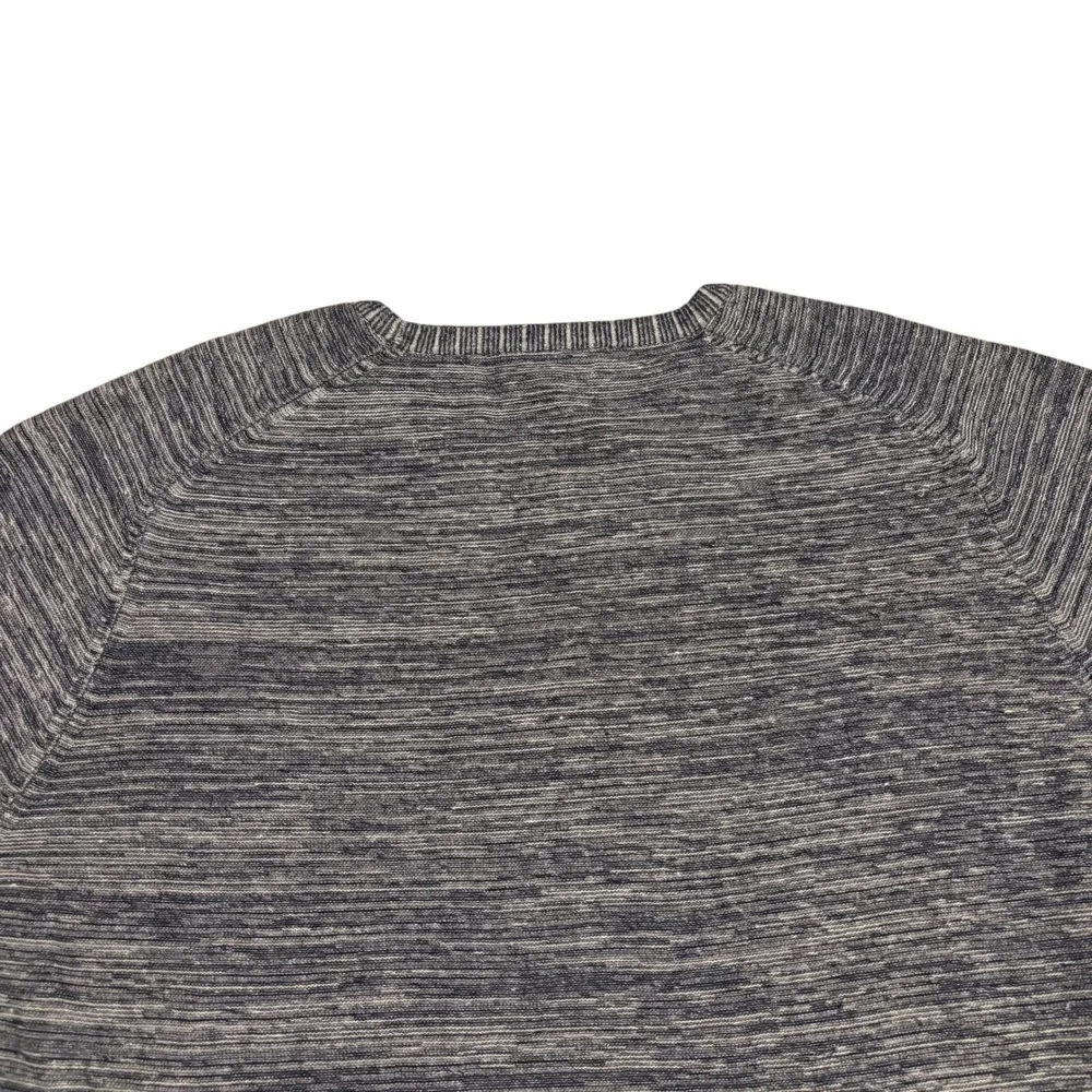 Peter Millar Crown Cool Mens XL Merino Wool Linen Crewneck Sweater Grey White - Picture 7 of 10